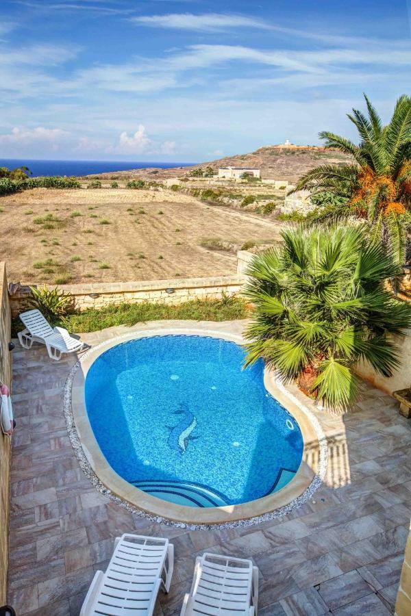 Il-Veduta Holiday Farmhouse With Sunny Private Pool In Island Of Gozo Gharb  Bagian luar foto